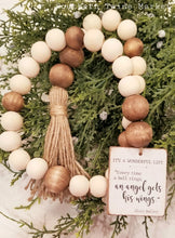 Load image into Gallery viewer, It's A Wonderful Life Wood Bead Garland