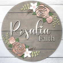 Load image into Gallery viewer, Rose Name Sign