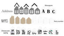Load image into Gallery viewer, Personalized Mini Houses
