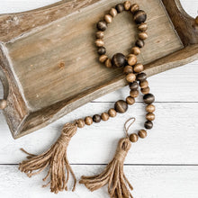Load image into Gallery viewer, Wood Bead Garland