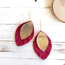 Load image into Gallery viewer, Sarah Suede Statement Earrings