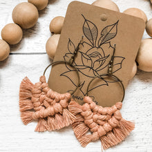 Load image into Gallery viewer, Sabine Macrame Earrings