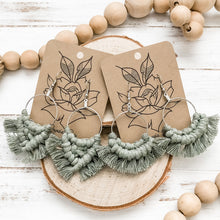 Load image into Gallery viewer, Sabine Macrame Earrings