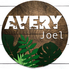 Load image into Gallery viewer, Dinosaur Nursery Sign