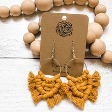 Load image into Gallery viewer, Sabine Macrame Earrings