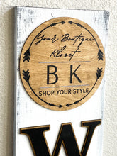 Load image into Gallery viewer, 5 ft 3-D Personalized Interchangeable Porch Leaner