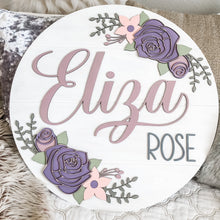 Load image into Gallery viewer, Rose Name Sign
