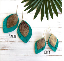 Load image into Gallery viewer, Sarah Suede Statement Earrings