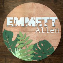 Load image into Gallery viewer, Dinosaur Nursery Sign