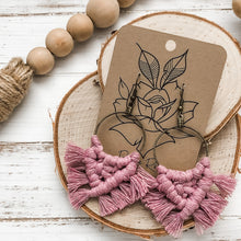 Load image into Gallery viewer, Sabine Macrame Earrings