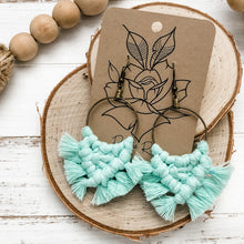 Load image into Gallery viewer, Sabine Macrame Earrings