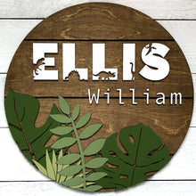 Load image into Gallery viewer, Dinosaur Nursery Sign