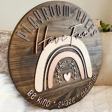 Load image into Gallery viewer, Boho Playroom Sign
