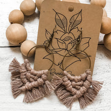 Load image into Gallery viewer, Sabine Macrame Earrings