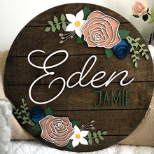 Load image into Gallery viewer, Rose Name Sign