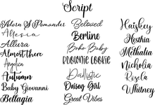 Load image into Gallery viewer, Rose Name Sign