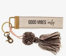 Load image into Gallery viewer, Canvas Tassel Keychain
