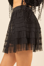 Load image into Gallery viewer, Pleated Mesh Tulle Mini Skirt
