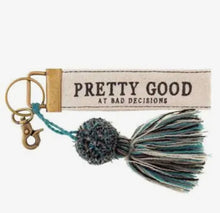 Load image into Gallery viewer, Canvas Tassel Keychain

