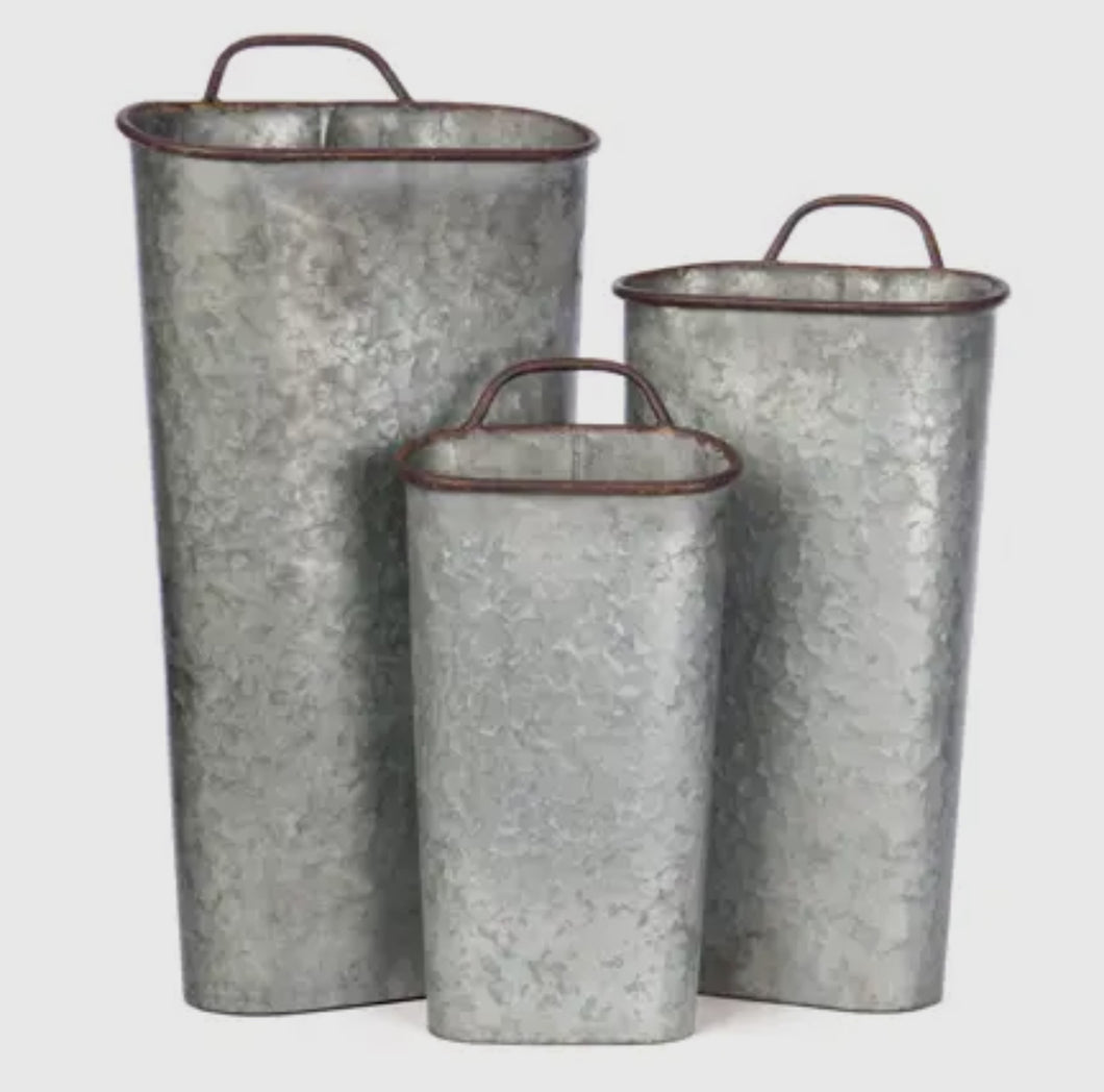 Metal Wall Vase