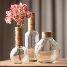 Load image into Gallery viewer, Bamboo Wrapped Vases
