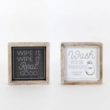 Load image into Gallery viewer, Reversible Wipe/Wash Sign
