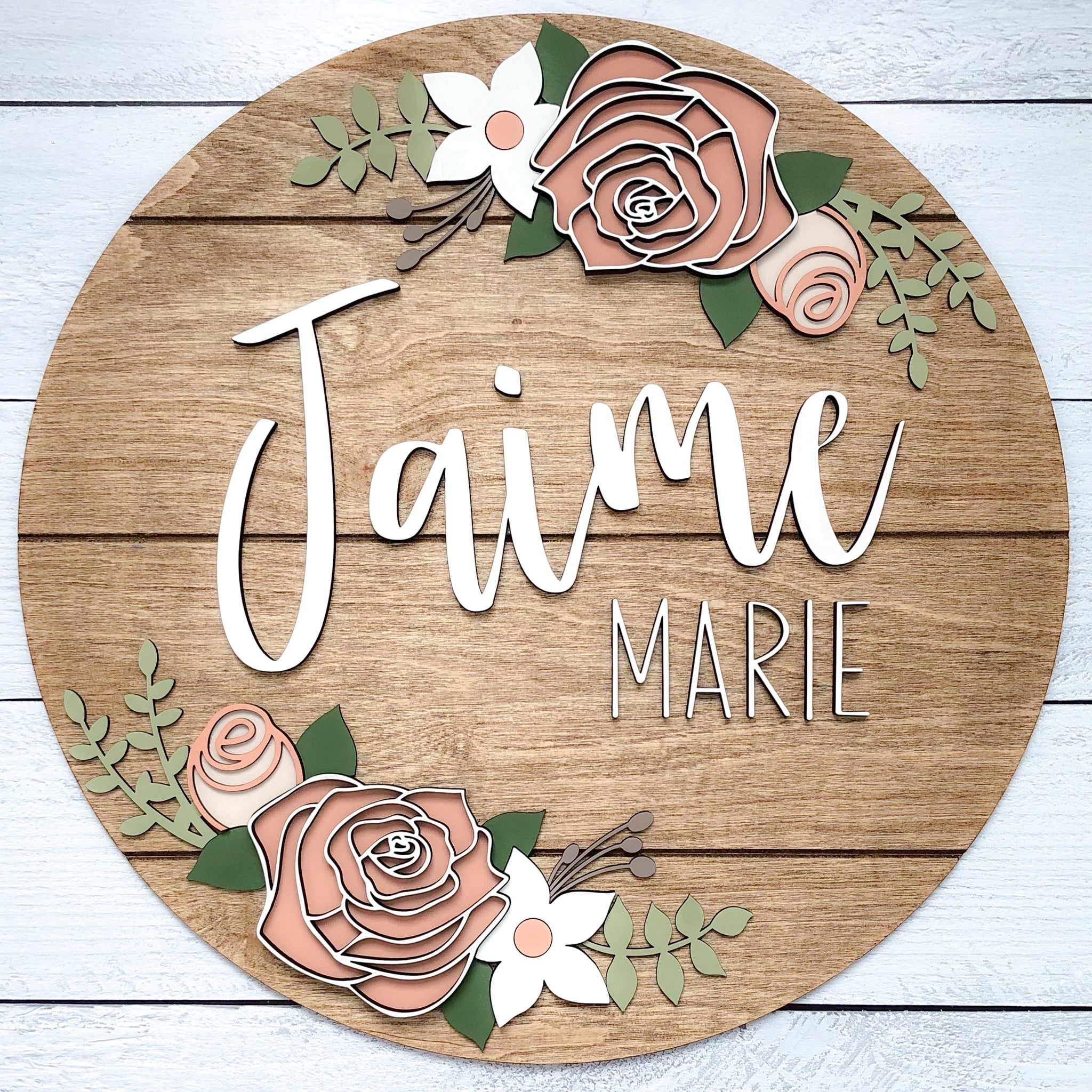 Rose Name Sign – Reverie Rose Designs