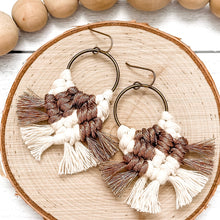 Load image into Gallery viewer, Sommer Macrame Earrings
