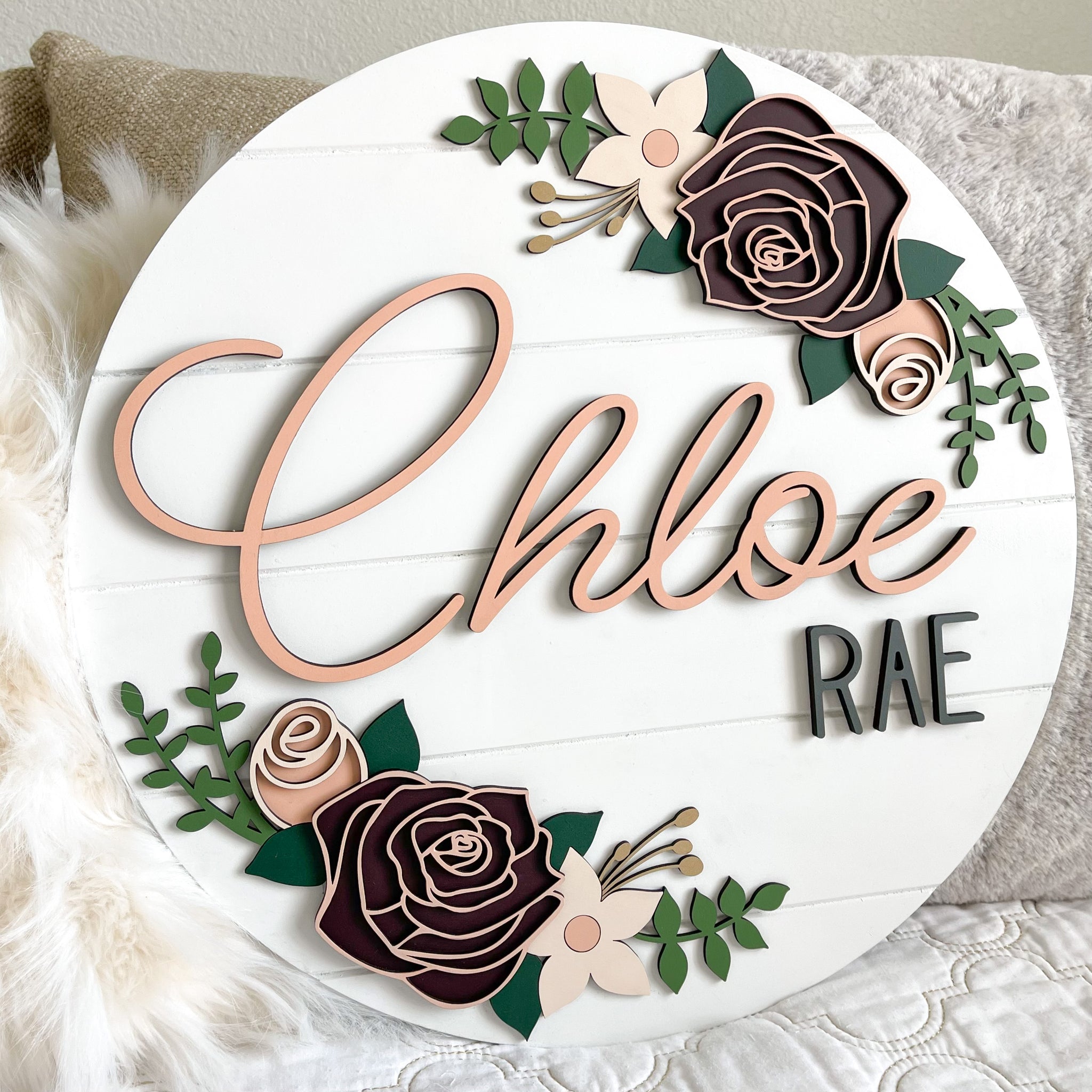 Rose Name Sign – Reverie Rose Designs