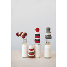 Load image into Gallery viewer, Knit Hat w/Pom Pom Bottle Topper
